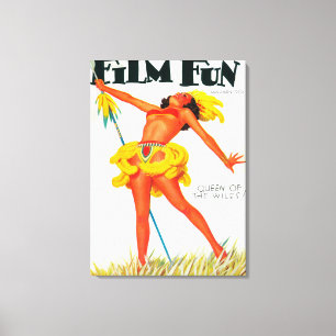 Titelblatt des Magazins Film 6 Leinwanddruck