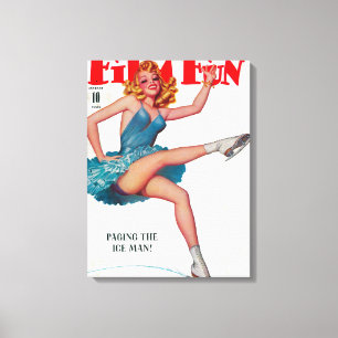 Titelblatt des Magazins Film Spaß 5 Leinwanddruck