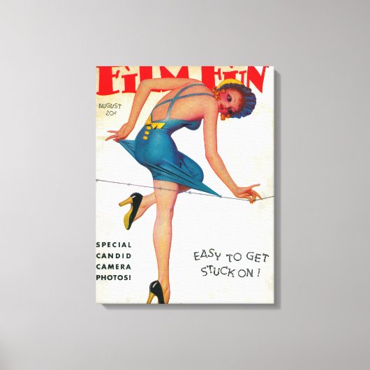 Titelblatt des Magazins Film Spaß 9 Leinwanddruck (Vorderseite)