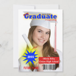 Titelblatt des Magazins Graduation Party Einladung
