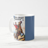 Titelblatt des Western Story Magazins 1924 Kaffeetasse (Vorderseite Links)