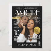 Titelblatt einer benutzerdefinierten Valentins-Mag Feiertagskarte (Vorderseite)