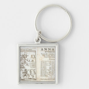 Titelblatt für 'Annalia Dubrensia: Nach dem Yeere Schlüsselanhänger