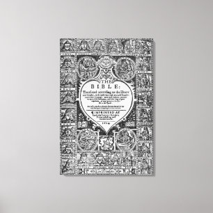 Titelblatt für die englische Übersetzung Leinwanddruck