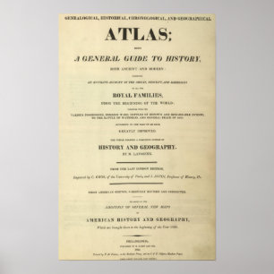 Titelblatt-komplettes Abstammungs, historisch Poster