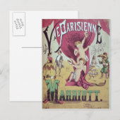 Titelblatt "La Vie Parisienne Postkarte (Vorne/Hinten)