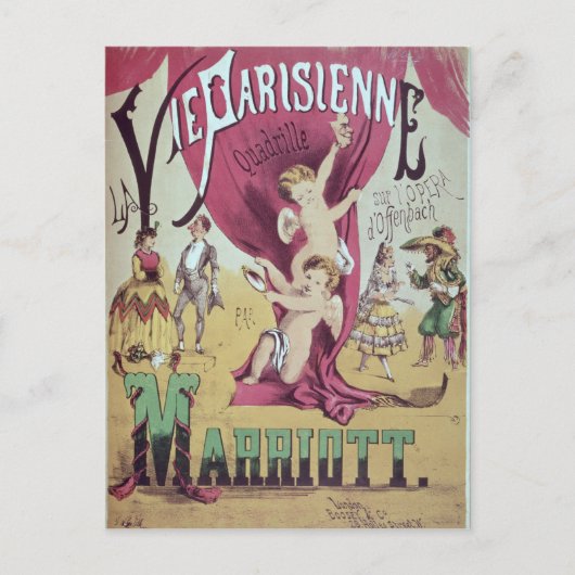 Titelblatt "La Vie Parisienne Postkarte (Vorderseite)