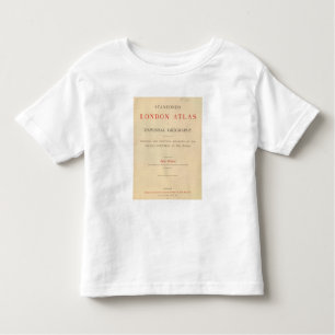 Titelblatt-Stanfords London-Atlas Kleinkind T-shirt