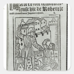 Titelblatt 'vom La schrecklich und von Merveille Quadratischer Aufkleber