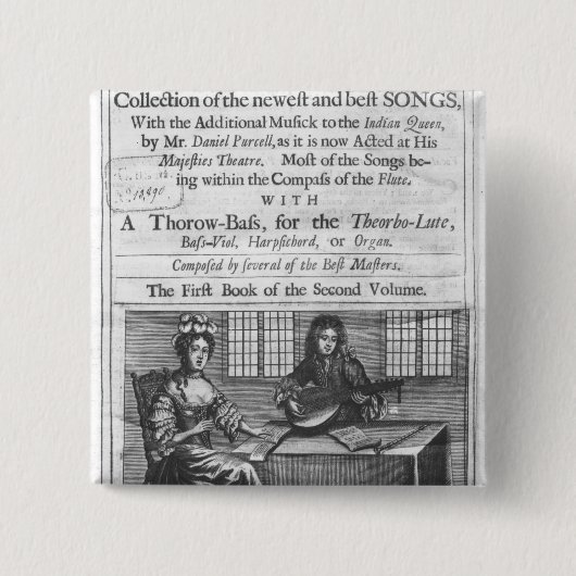 Titelblatt von 'Deliciae Musicae Button (Vorderseite)