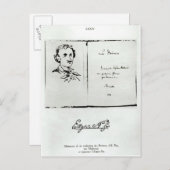Titelblatt von "Les Poemes" durch Edgar Allan Poe Postkarte (Vorne/Hinten)