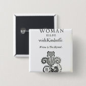 Titelblatt zu 'einer Frau getötet mit Güte Button (Vorne & Hinten)