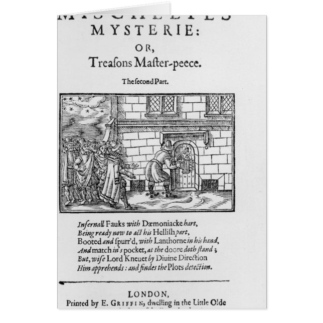Titelblatt zu 'Mischeefes Mysterie oder Verrate (Vorne)
