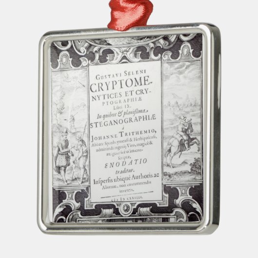 Titelblatt, zum 9 zu buchen ornament aus metall (Links)