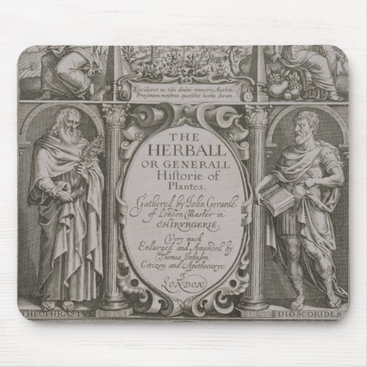 Titelblatt zur zweiten Ausgabe 'des Herball Mousepad (Vorne)