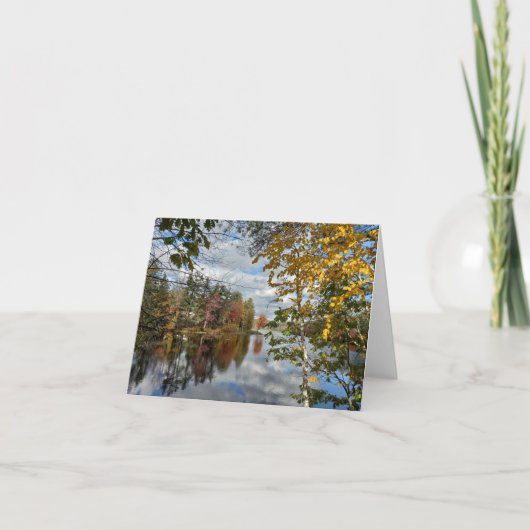 Titelkarte für den Cheshire-Teich Dankeskarte (Vorderseite)