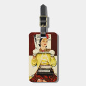 Titelmädchen Gepäckanhänger (Vorderseite vertikal)