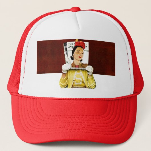 Titelmädchen Truckerkappe (Vorderseite)