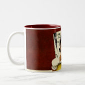 Titelmädchen Zweifarbige Tasse (Links)