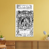 Titelseite der Bischofsbibel, Pub. 1568 Leinwanddruck (Insitu (Wohnzimmer))
