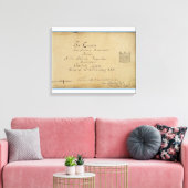 Titelseite der "Brandenburger Konzerte" Leinwanddruck (Insitu (Wohnzimmer))