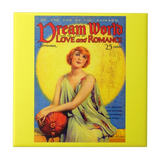 Titelseite der Dream World-Zeitschrift aus den 192 Fliese (Vorderseite)