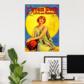 Titelseite der Dream World-Zeitschrift aus den 192 Poster (Heimbüro)