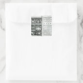 Titelseite der fünften Auflage Quadratischer Aufkleber (Tasche)