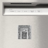 Titelseite der Oper Ciceronis, veröffentlicht 1520 Magnet (In Situ (Geschirrspüler))