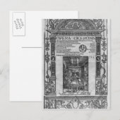 Titelseite der Oper Ciceronis, veröffentlicht 1520 Postkarte (Vorne/Hinten)