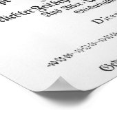 Titelseite des Abendmusik, 1705 Poster (Ecke)