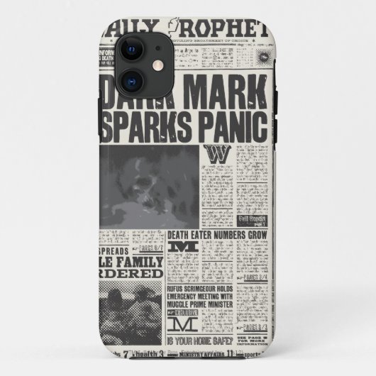 Titelseite des Daily Prophet Case-Mate iPhone Hülle (Rückseite)