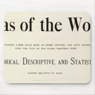 Titelseite des indizierten Atlas Mousepad