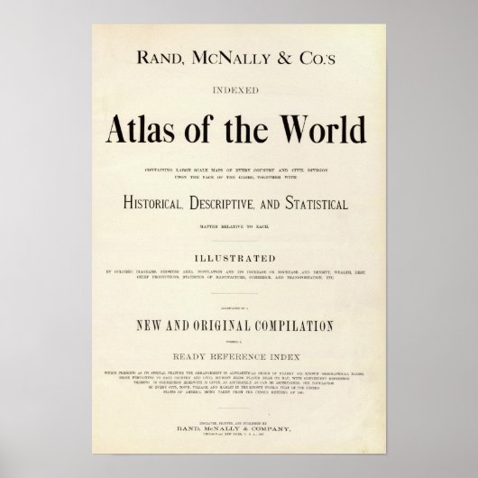 Titelseite des indizierten Atlas Poster (Vorne)