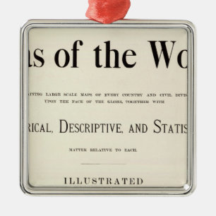 Titelseite des indizierten Atlas Silbernes Ornament