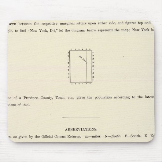 Titelseite des indizierten Atlas Verso Mousepad (Vorne)