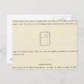 Titelseite des indizierten Verso-Atlas Postkarte (Vorne/Hinten)