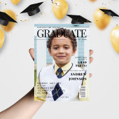 Titelseite des Kindergarten Abschluss Magazine Einladung