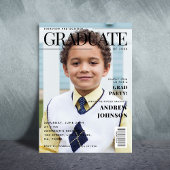 Titelseite des Kindergarten Abschluss Magazine Einladung