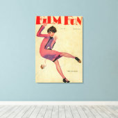 Titelseite des Magazins Film Fun Leinwanddruck (Insitu (Holzboden))