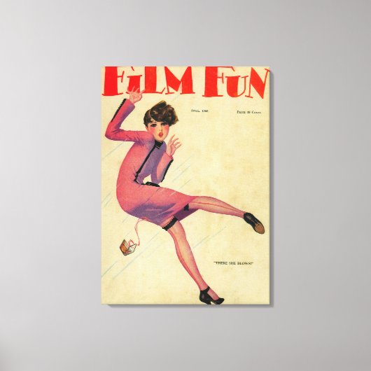 Titelseite des Magazins Film Fun Leinwanddruck (Vorderseite)