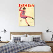 Titelseite des Magazins Film Fun Leinwanddruck (Insitu (Schlafzimmer))