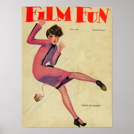 Titelseite des Magazins Film Fun Poster (Vorne)