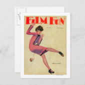 Titelseite des Magazins Film Fun Postkarte (Vorne/Hinten)