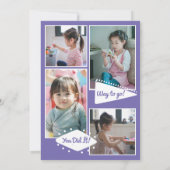 Titelseite des Magazins Foto des Graduate Graduate Ankündigung (Rückseite)