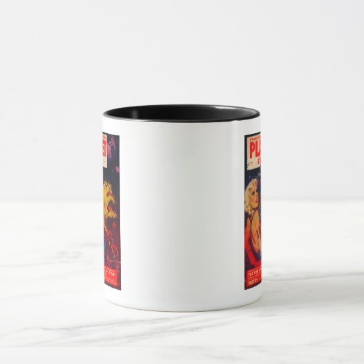Titelseite des Magazins Planet Stories Tasse (Zentrum)
