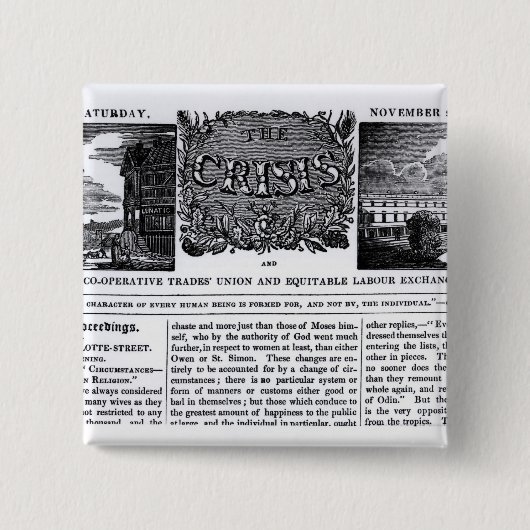 Titelseite des "nationalen Genossenschafts-Handels Button (Vorderseite)