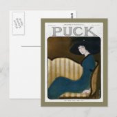 Titelseite des Puck Magazine 1911 Postkarte (Vorne/Hinten)