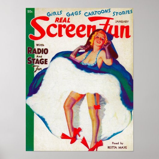 Titelseite des Real Screen Fun Magazine 2 Poster (Vorne)