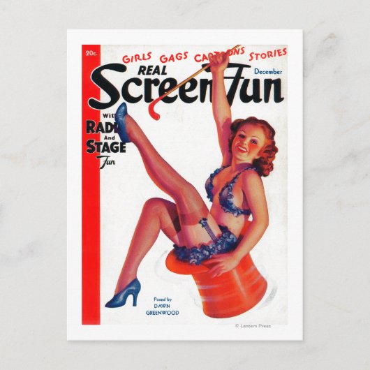 Titelseite des Real Screen Fun Magazine 2 Postkarte (Vorderseite)